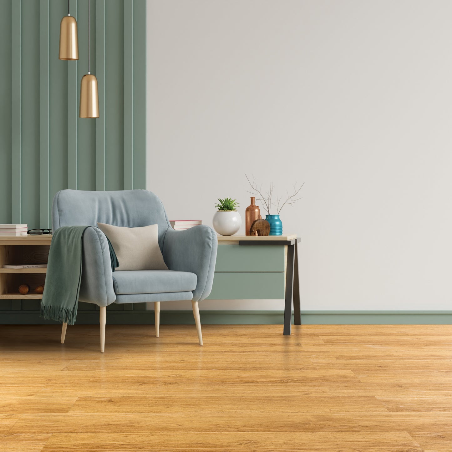 5m² Self Adhesive Floor Planks - Natural Oak