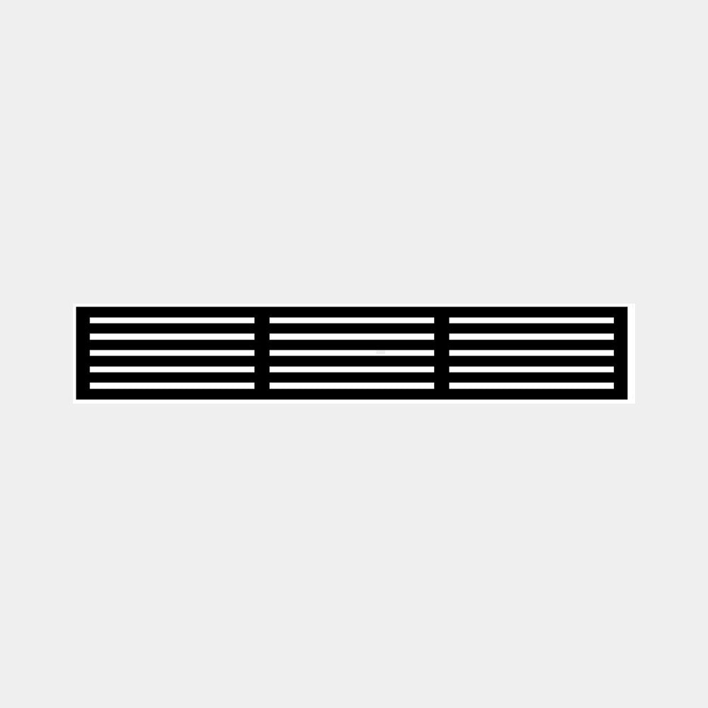1.8m Fencing Top Screen in Black - 300mm (W) Slat