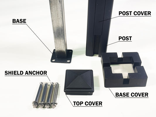 EasyComposite™ 1.8m(H) Fencing Post Kit