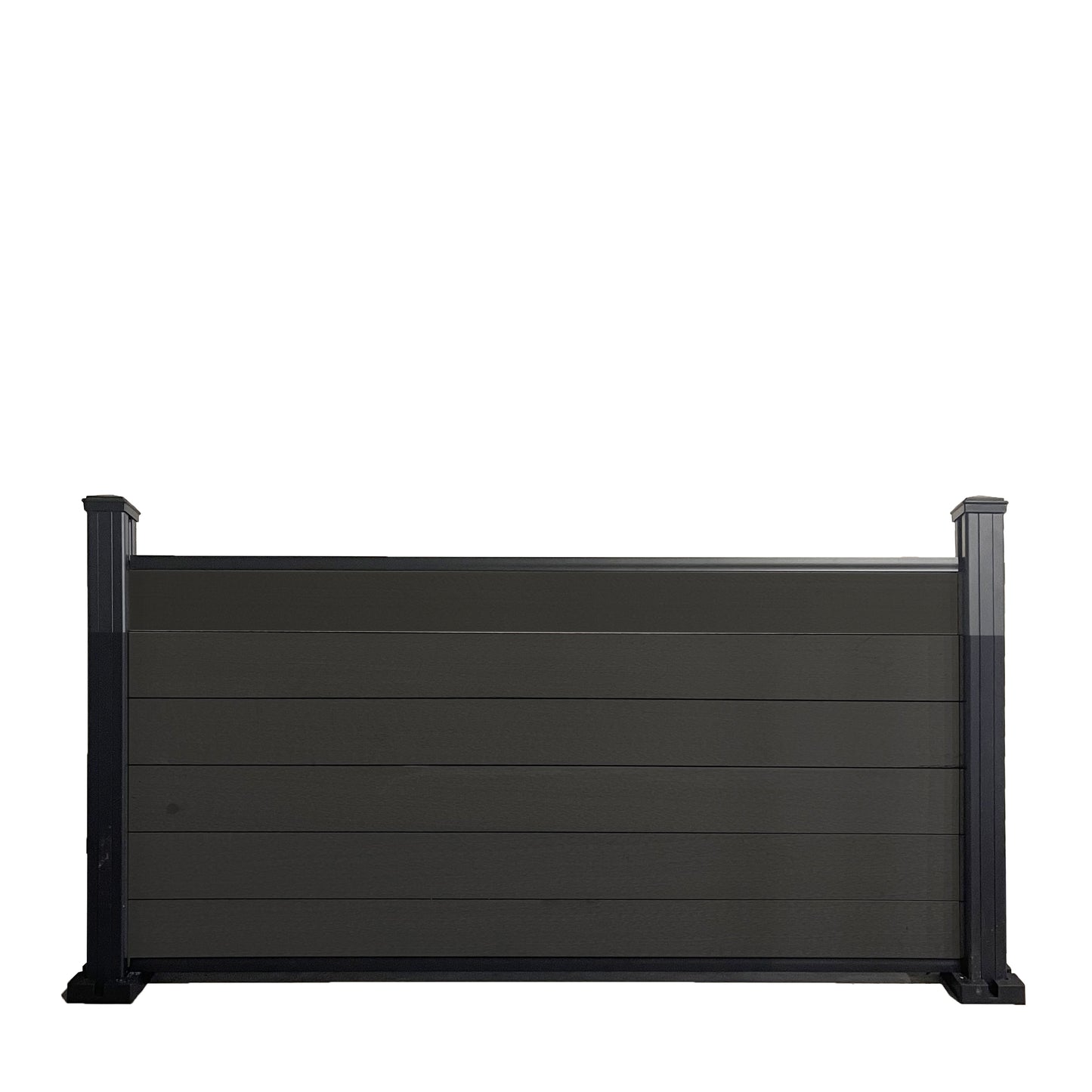 3ft(H) Composite Fencing Kit With Post - Smooth Finish Dark Grey