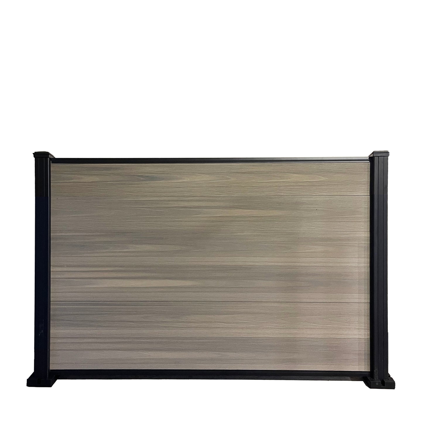 4ft(H) Composite Fencing Kit With Post - Woodgrain Finish Greige
