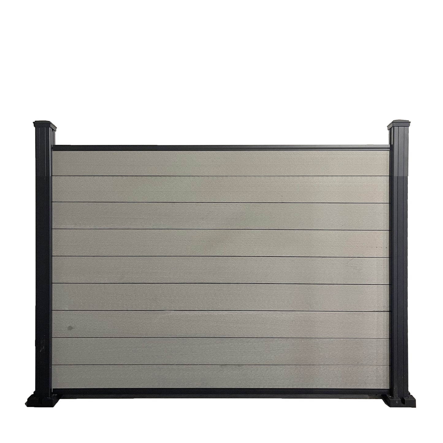 4ft(H) Composite Fencing Kit With Post - Smooth Finish Light Grey