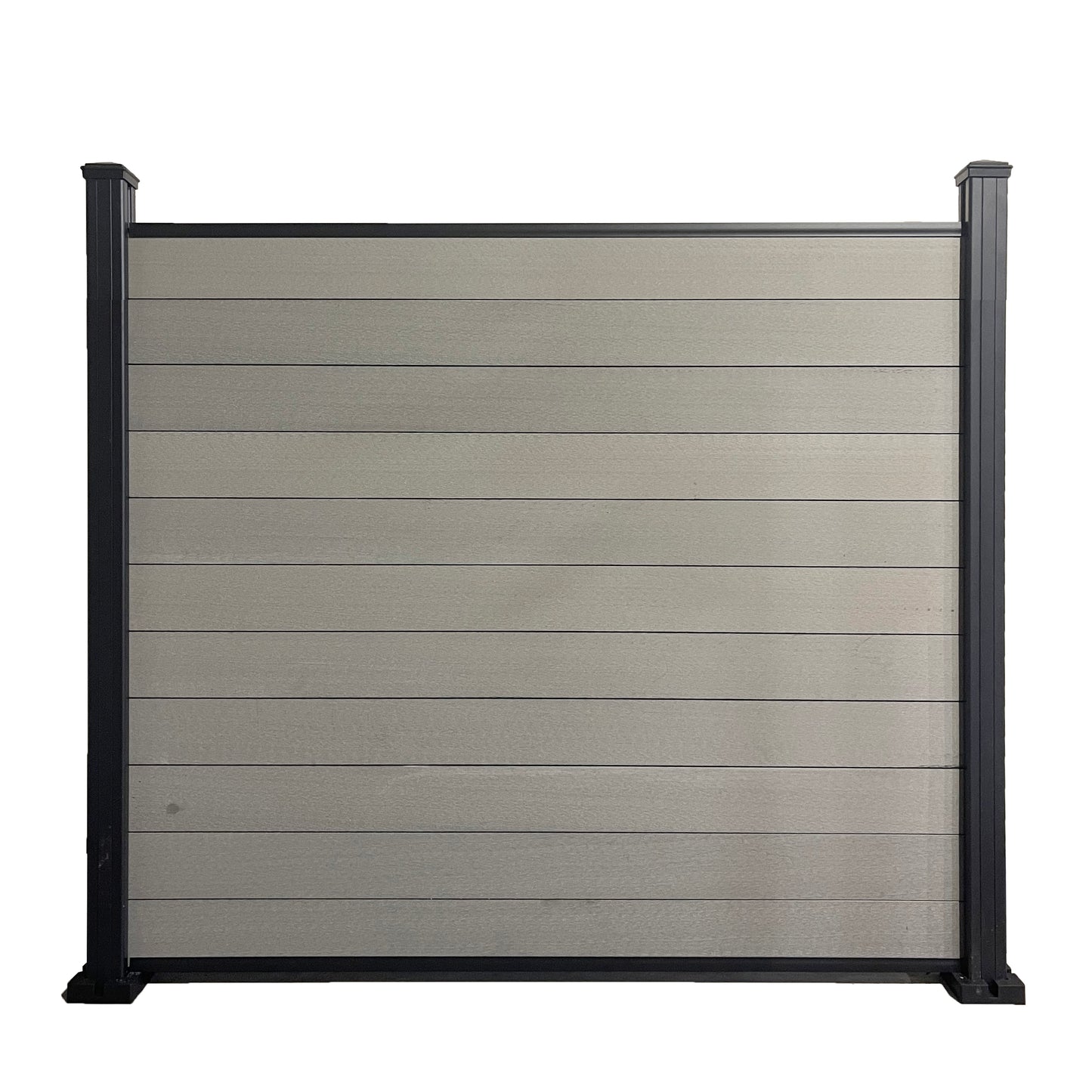 5ft(H) Composite Fencing Kit With Post - Smooth Finish Light Grey
