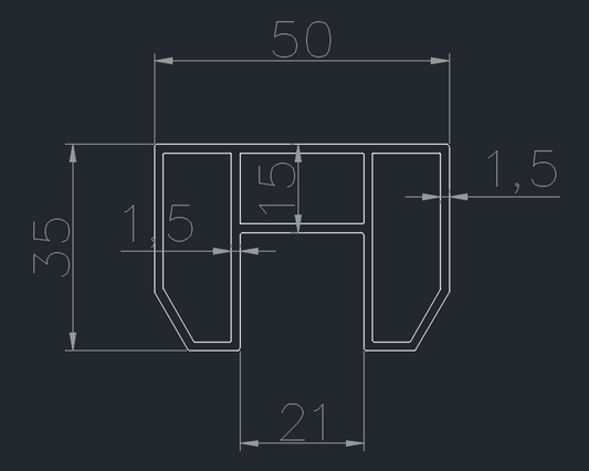 EasyComposite™ 1.8m(H) Pair of Fencing Concrete Insert