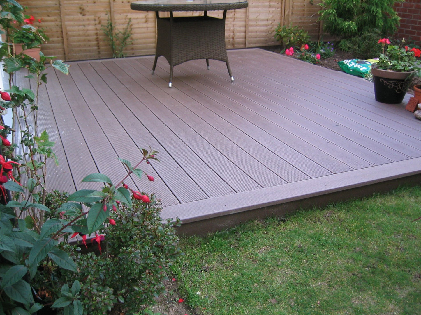 2.9m Composite Decking Boards - Dark Brown
