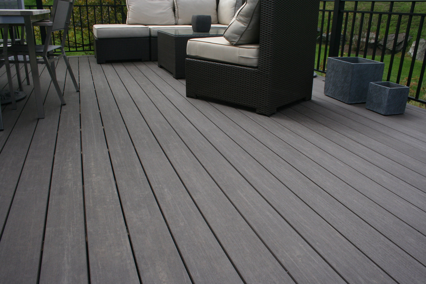 3.6m Composite Decking Boards - Dark Grey
