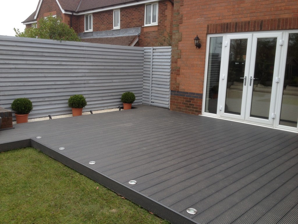 Capped WPC Compsotie Decking kit Premium quality including Joists & Fixings