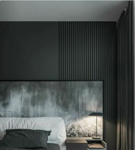 2.9m Exterior Slat Cladding Boards - Dark Grey