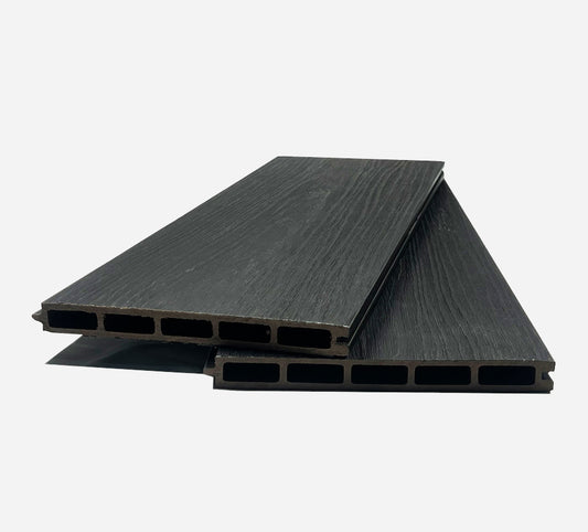 EasyComposite™ 1.8m Fencing Woodgrain Charcoal