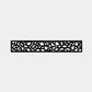 1.8m Fencing Top Screen in Black - 300mm (W) Pebble