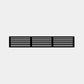 1.8m Fencing Top Screen in Black - 300mm (W) Slat
