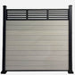 1.8m Fencing Top Screen in Black - 300mm (W) Slat