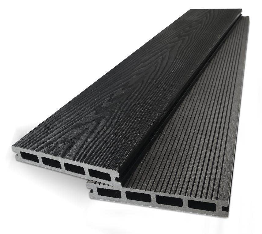 3.6m Composite Decking Boards - Dark Grey