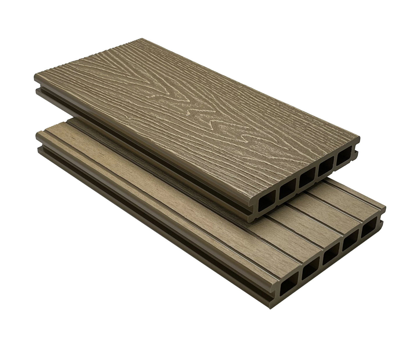 Composite Decking Boards - 3.6m - Khaki - Designer Collection