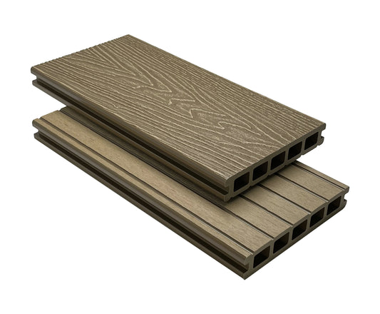 Composite Decking Boards - 3.6m - Khaki - Designer Collection
