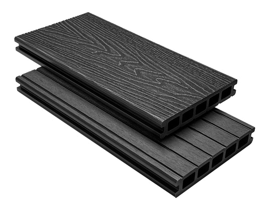 Composite Decking Boards - 3.6m - Charcoal - Designer Collection