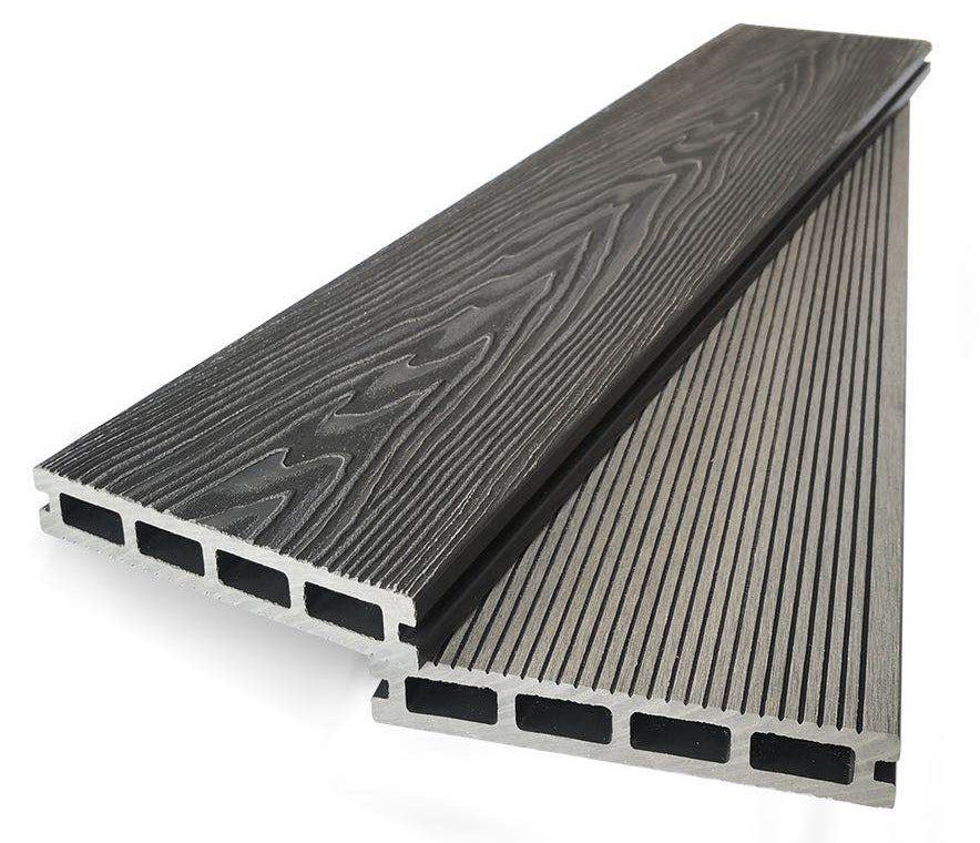 3.6m Composite Decking Boards - Light Grey