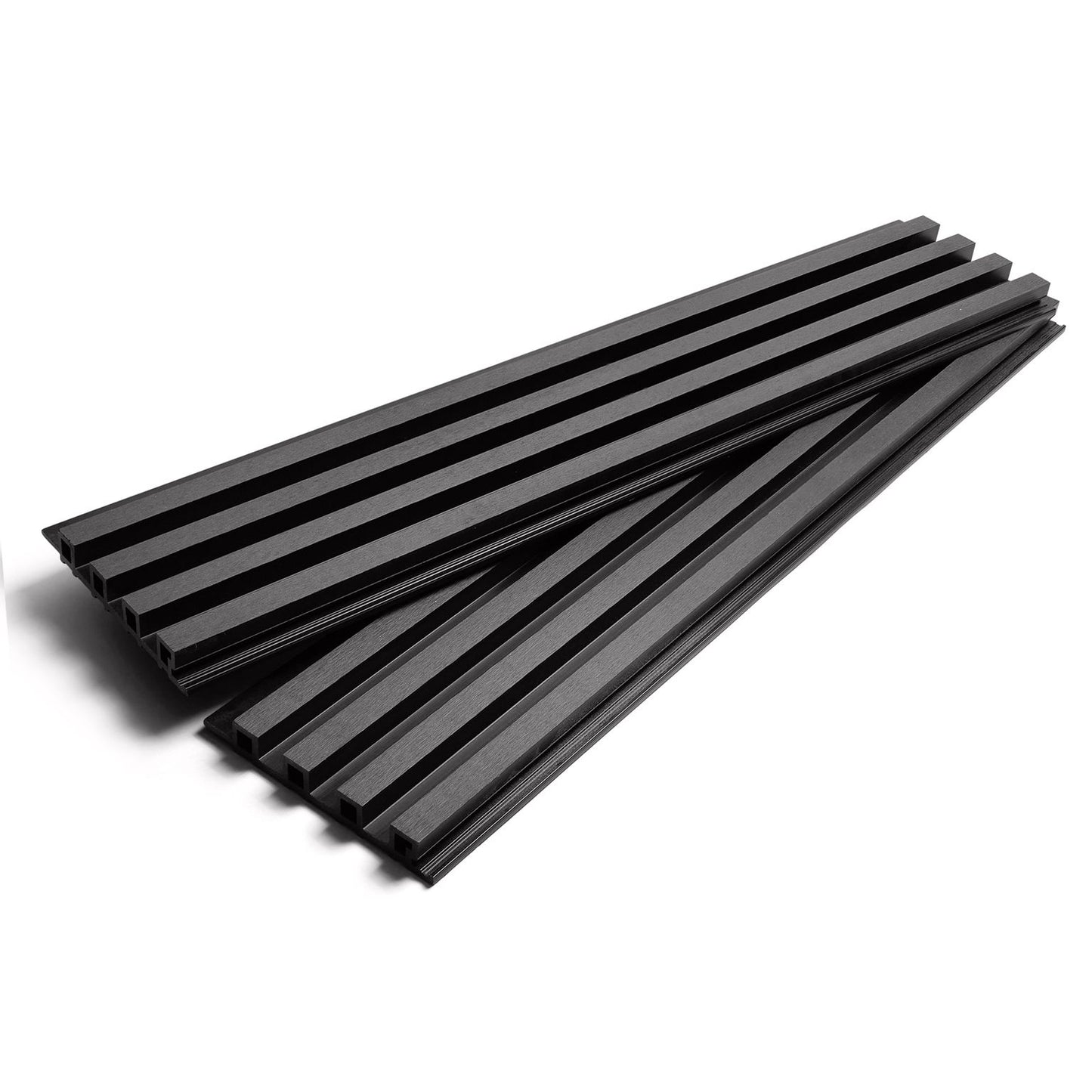 2.9m Exterior Slat Cladding Boards - Dark Grey