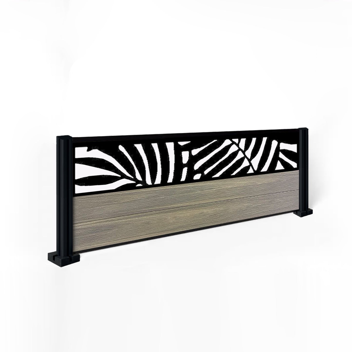 Composite Fence Kit - with Leafy Trellis