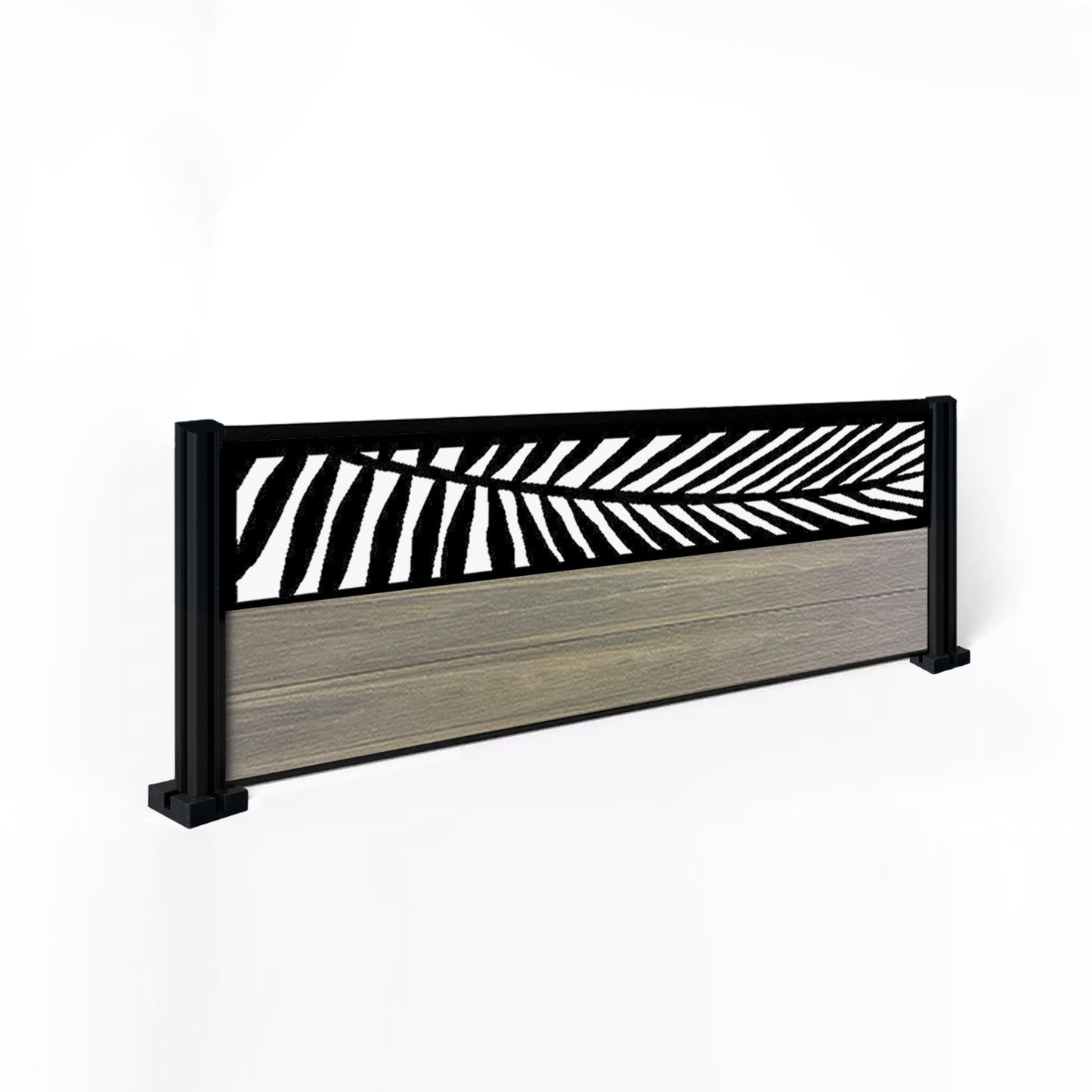 Composite Fence Kit - with Palm Trellis