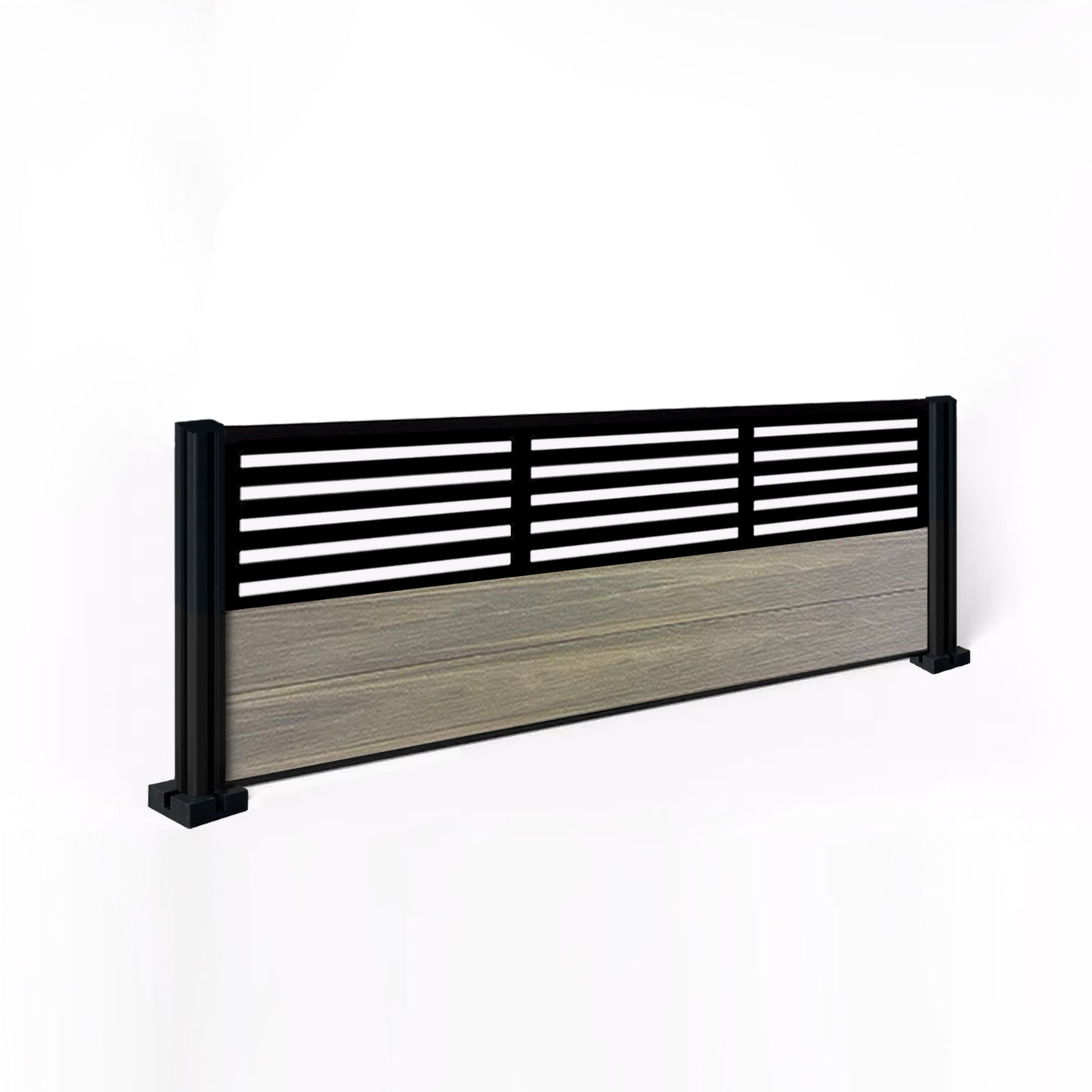 Composite Fence Kit - with Slat Trellis