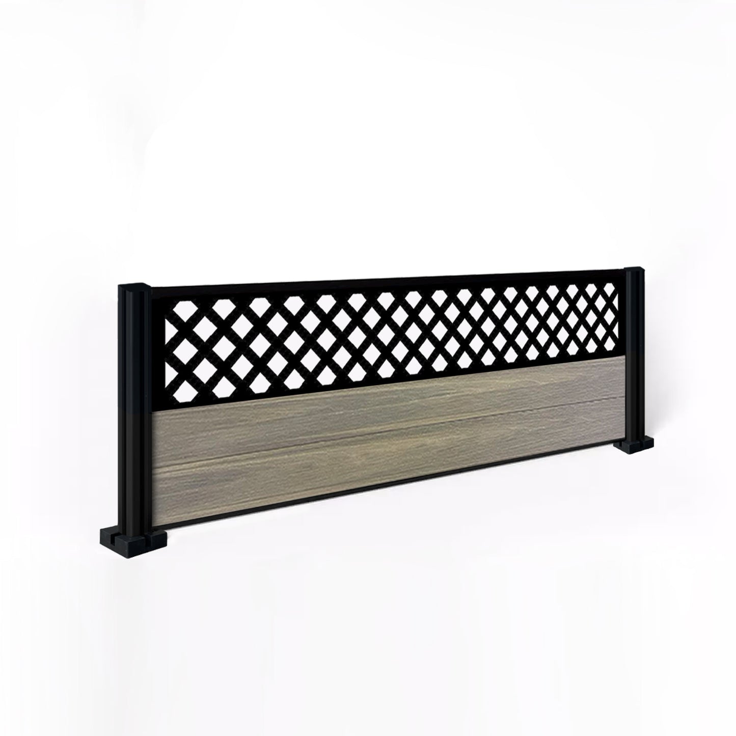 Composite Fence Kit - with Wave Trellis