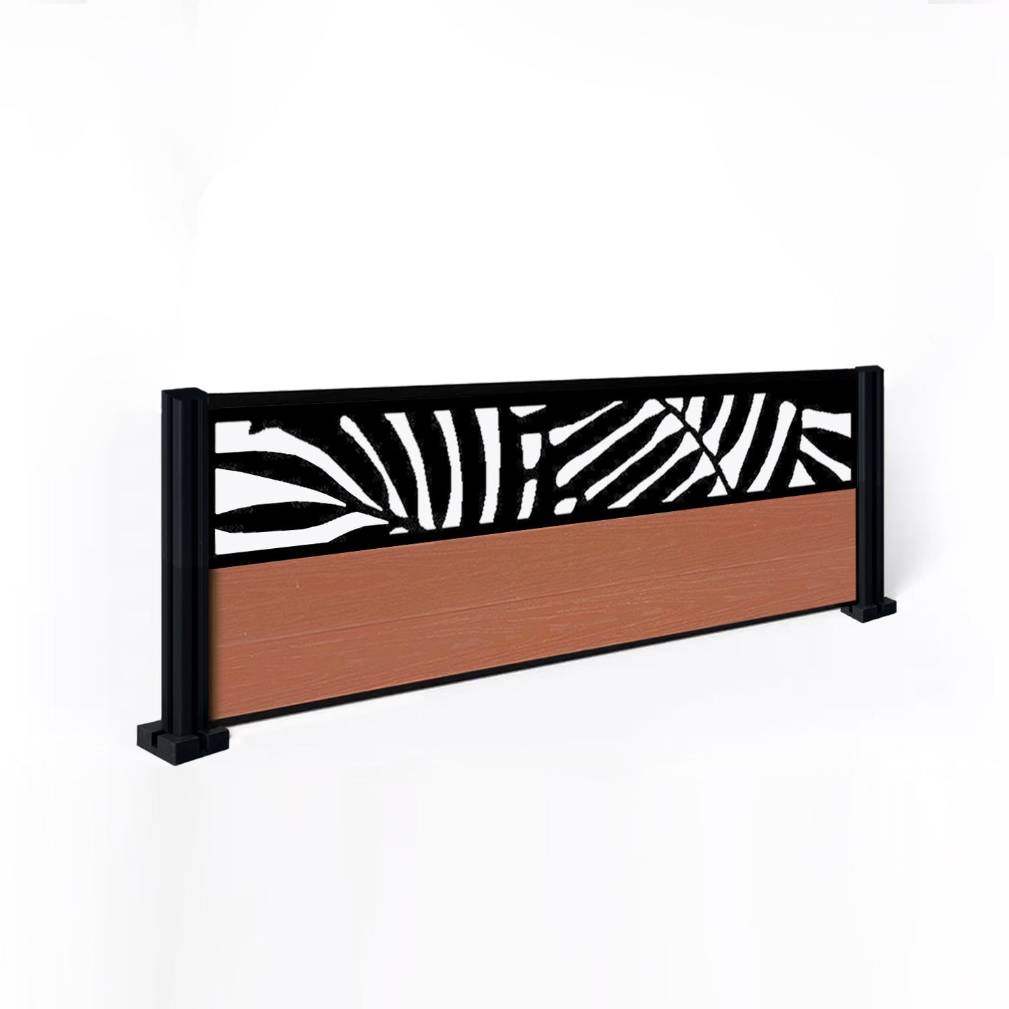 Composite Fence Kit - with Leafy Trellis