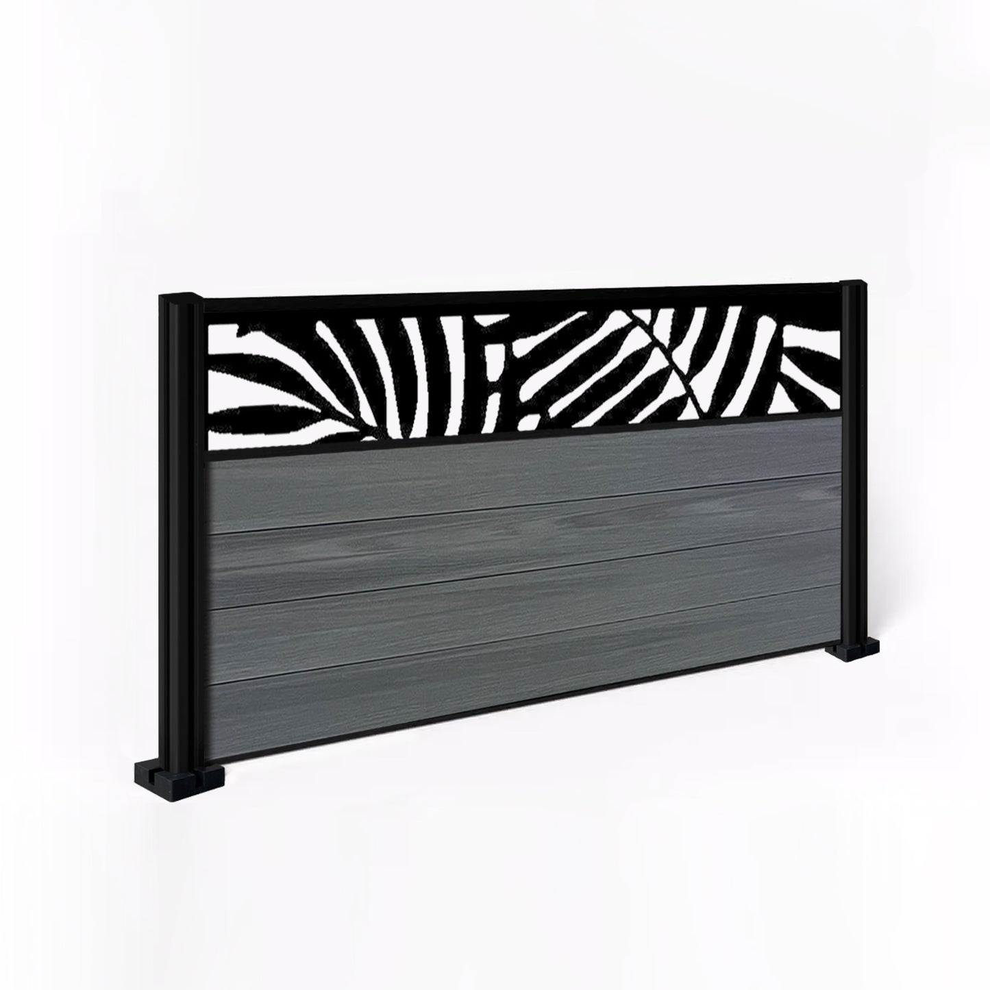 Composite Fence Kit - with Leafy Trellis