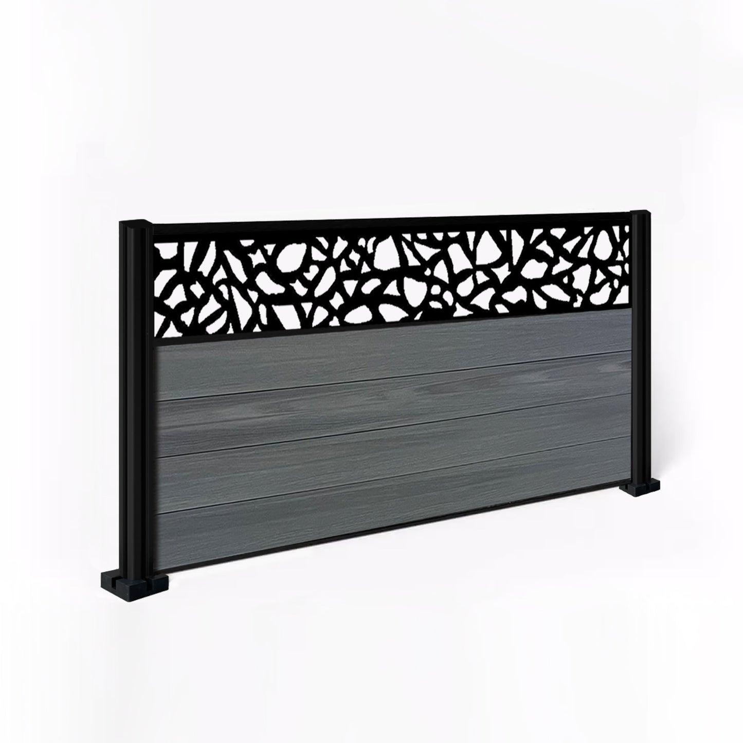 Composite Fence Kit - with Pebble Trellis