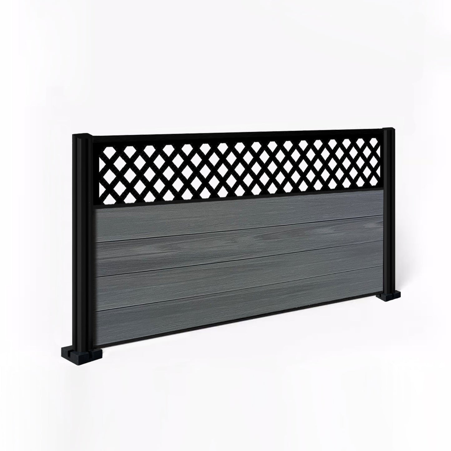 Composite Fence Kit - with Wave Trellis