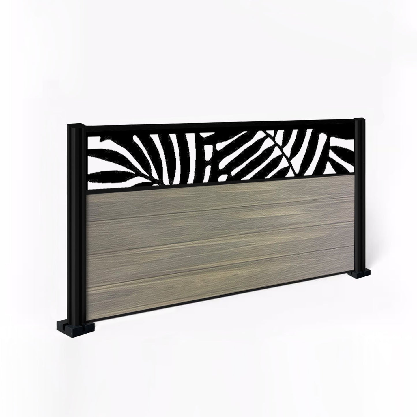 Composite Fence Kit - with Leafy Trellis