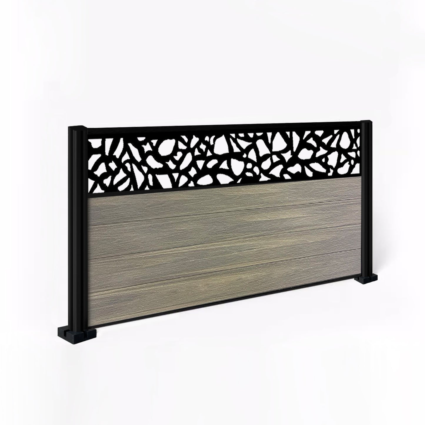 Composite Fence Kit - with Pebble Trellis