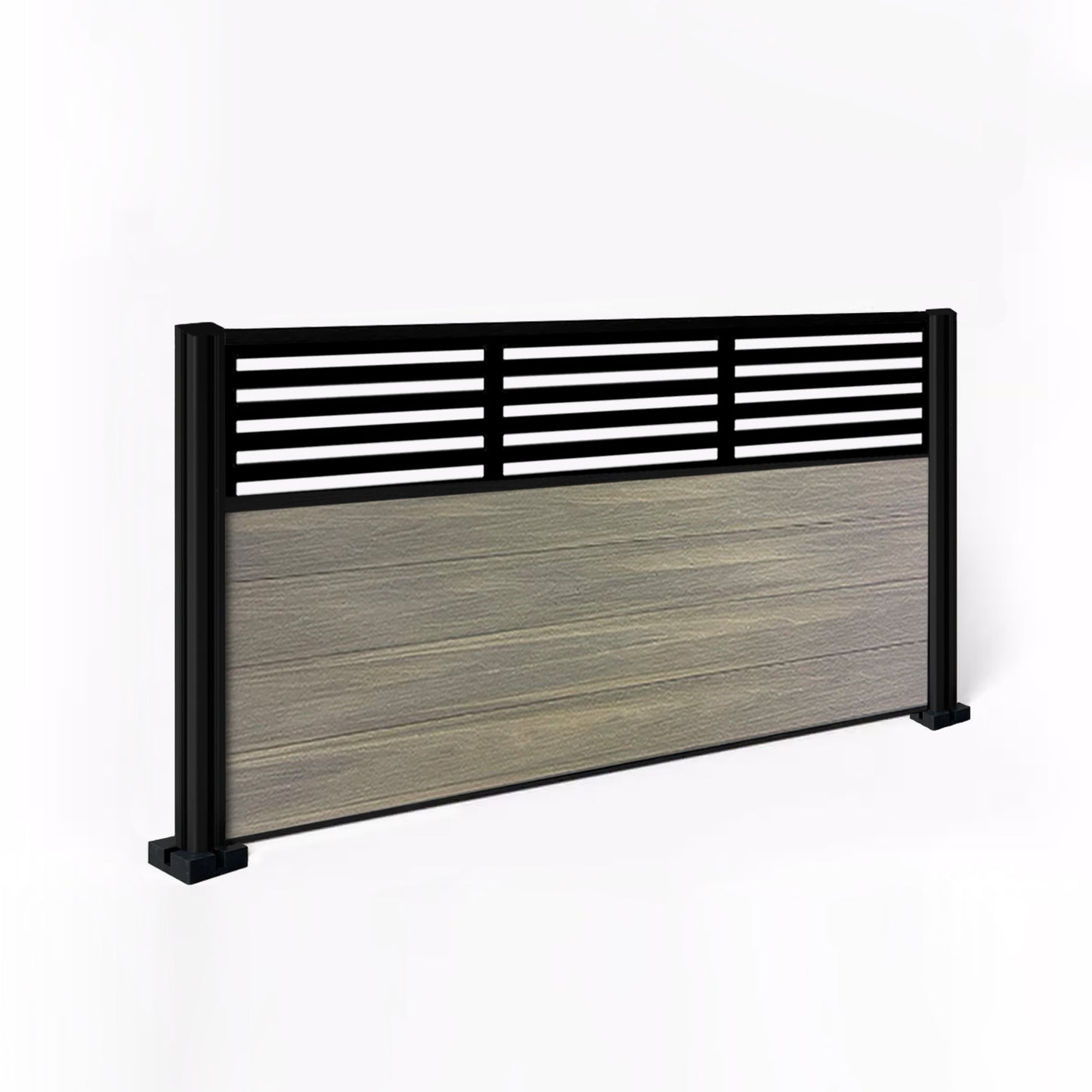 Composite Fence Kit - with Slat Trellis