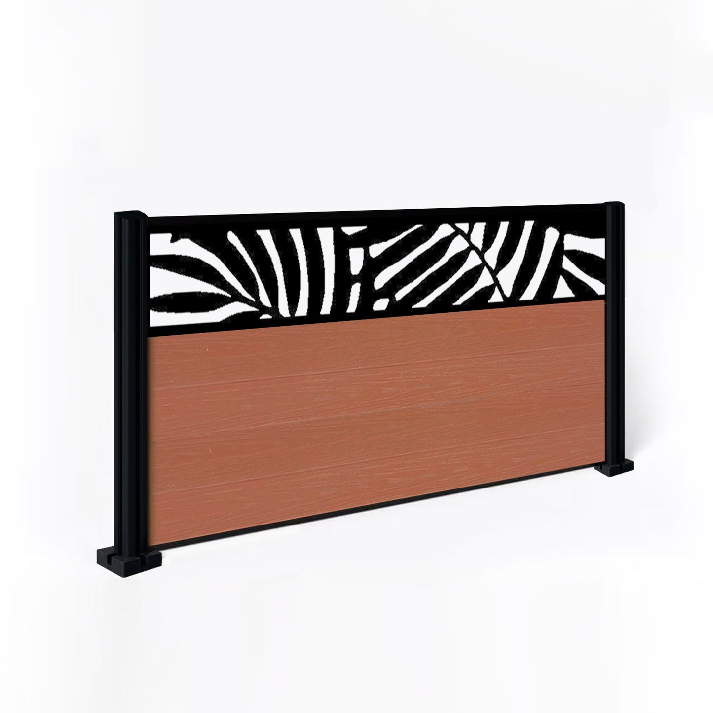 Composite Fence Kit - with Leafy Trellis