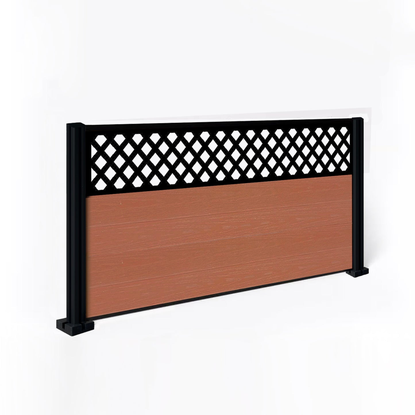 Composite Fence Kit - with Wave Trellis