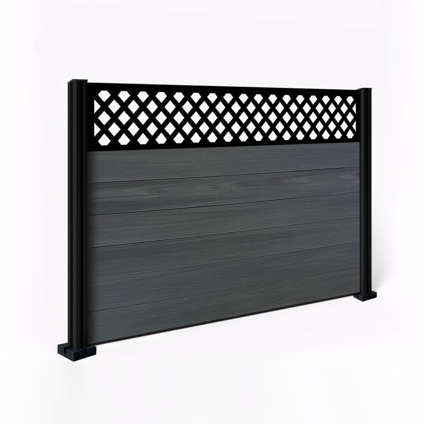 Composite Fence Kit - with Wave Trellis