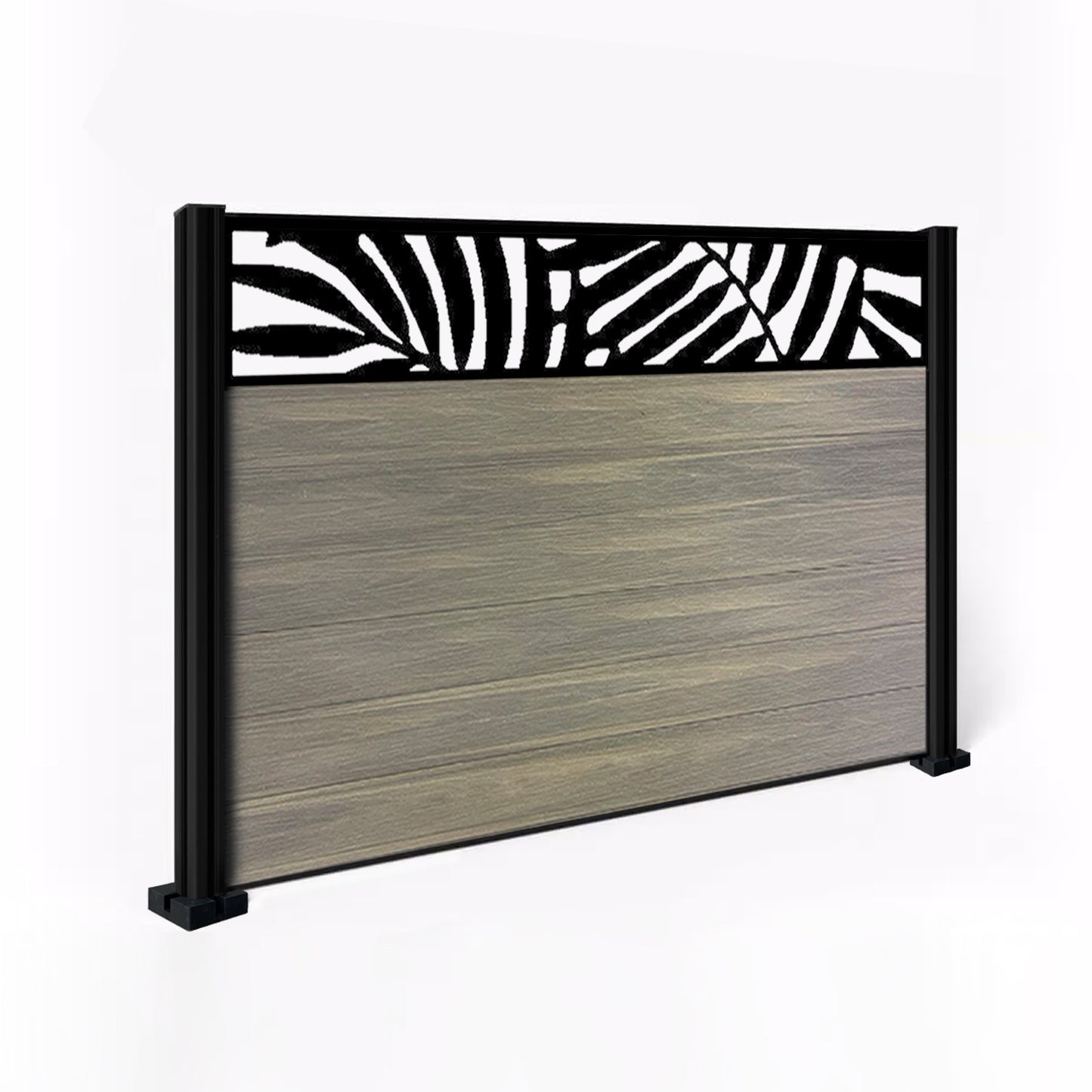 Composite Fence Kit - with Leafy Trellis