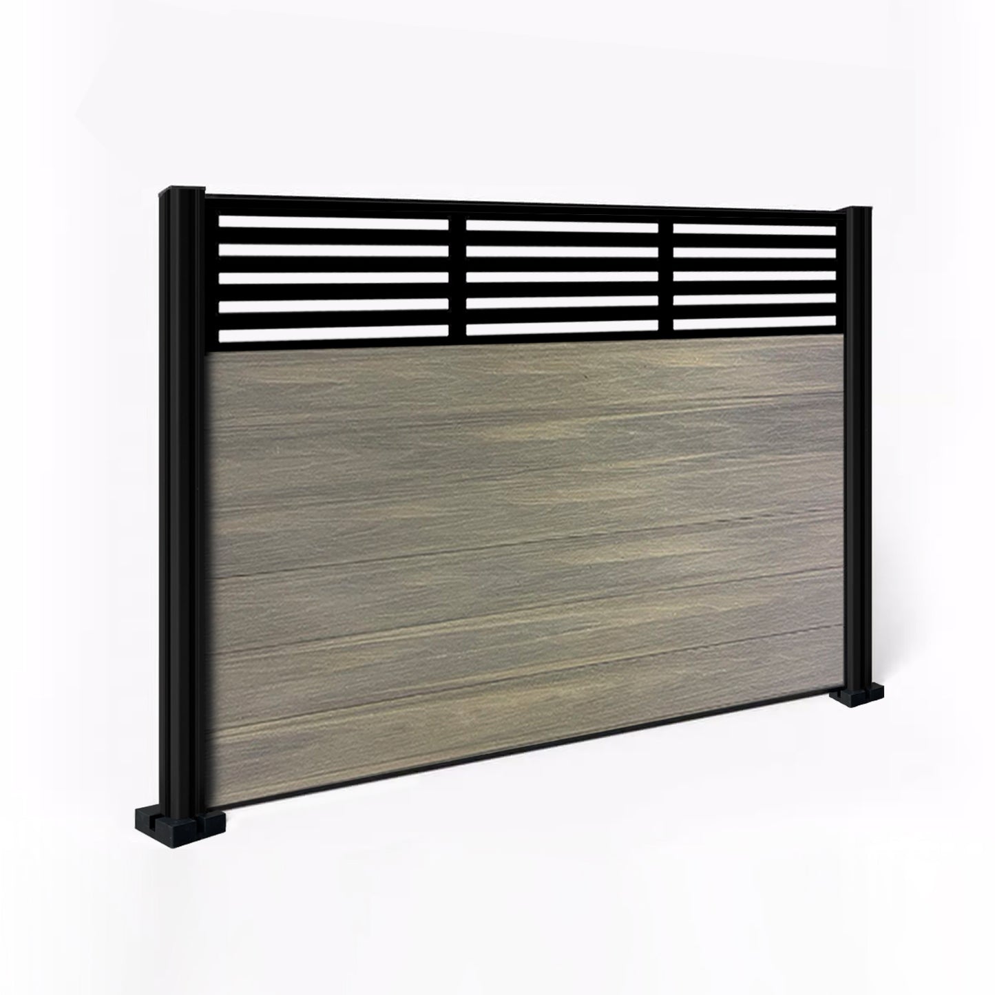 Composite Fence Kit - with Slat Trellis