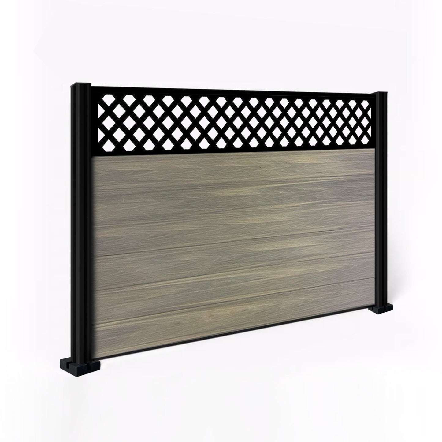 Composite Fence Kit - with Wave Trellis