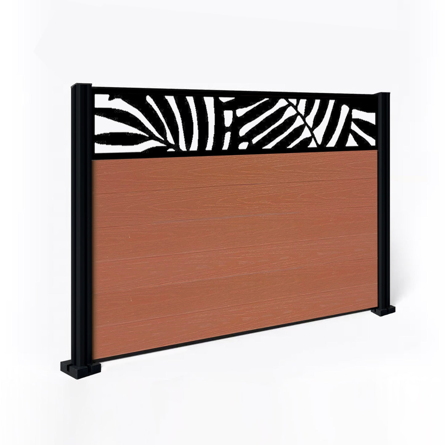 Composite Fence Kit - with Leafy Trellis