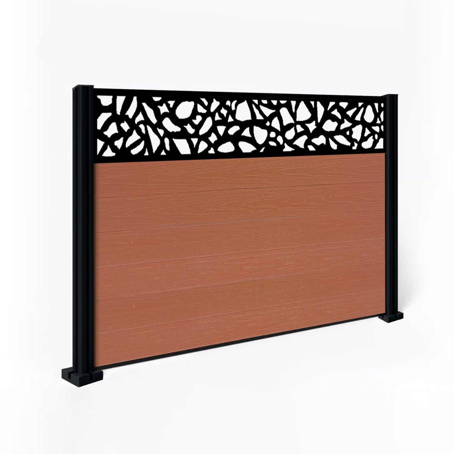 Composite Fence Kit - with Pebble Trellis