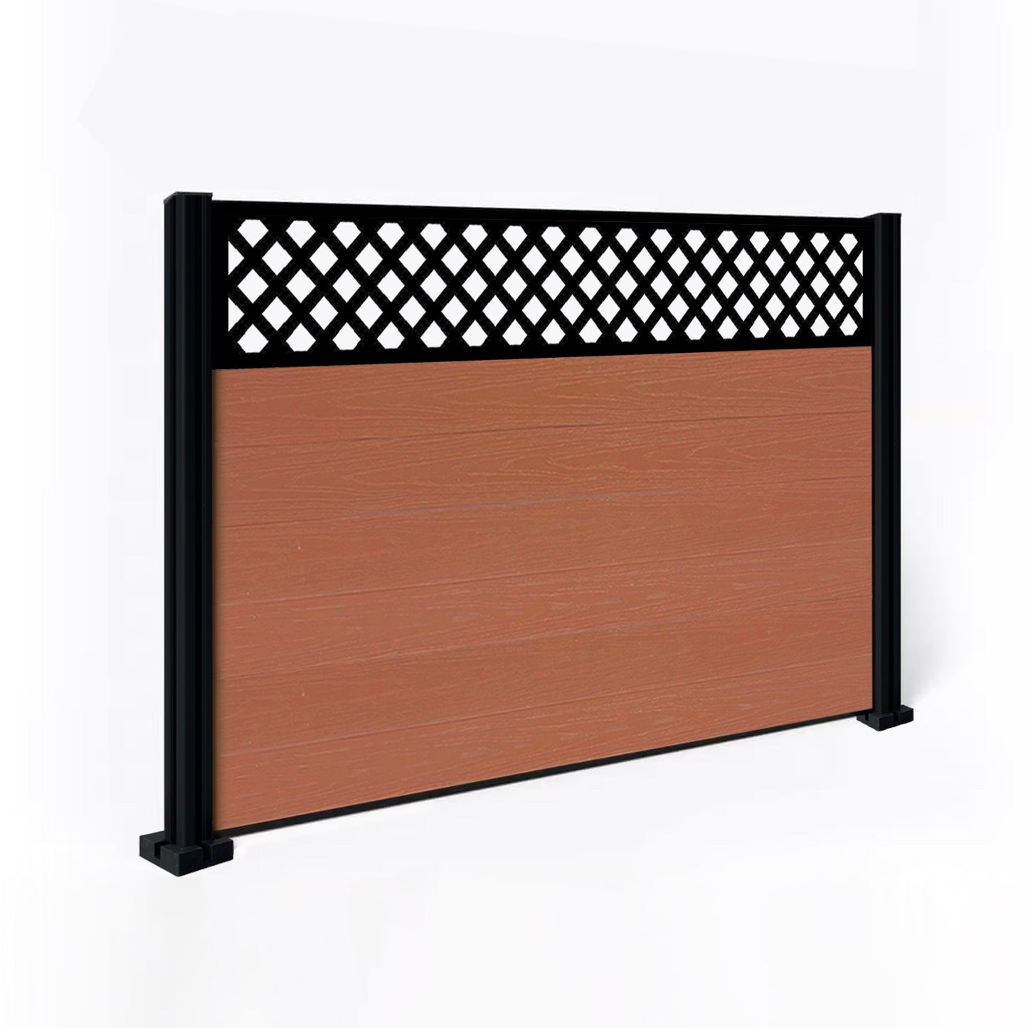 Composite Fence Kit - with Wave Trellis