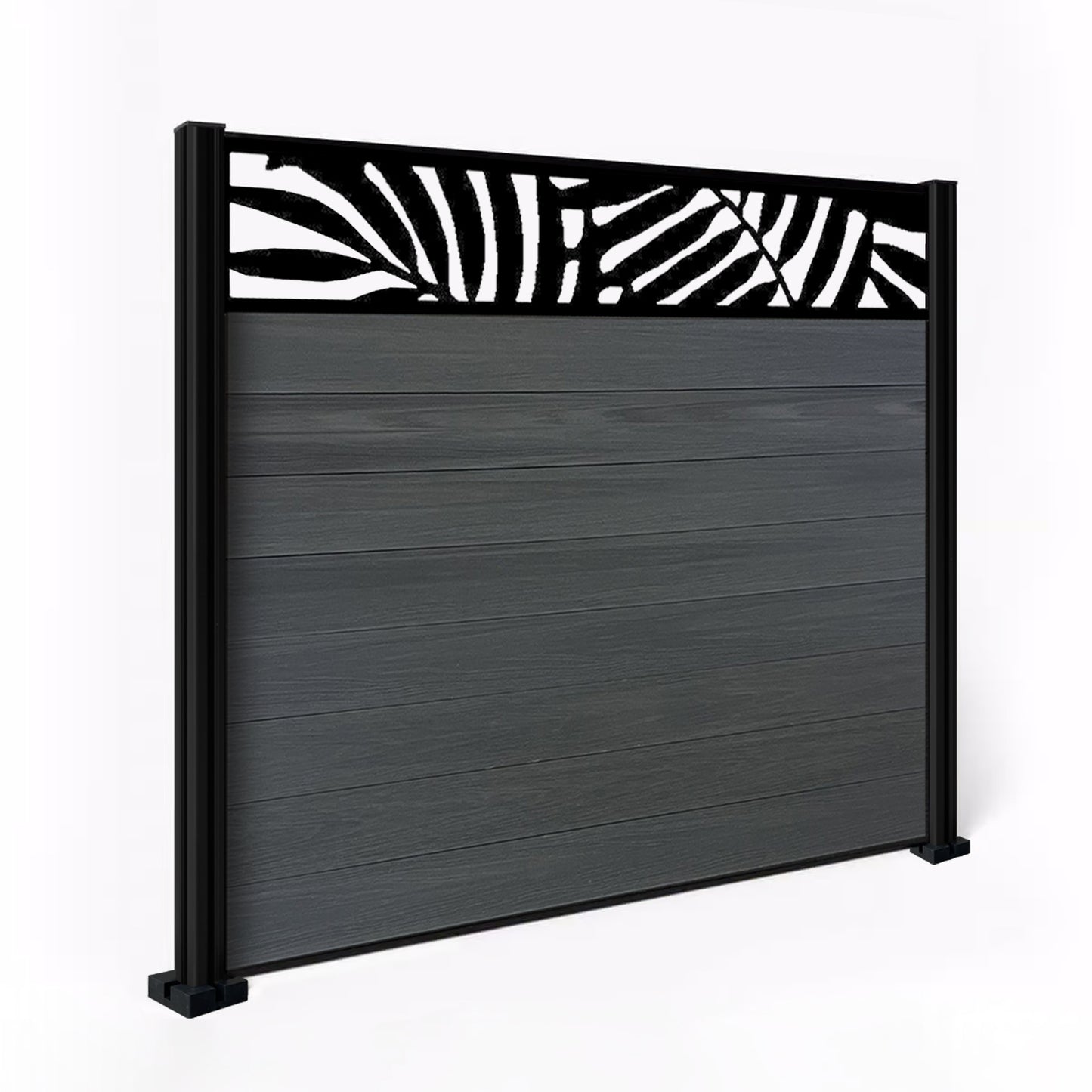 Composite Fence Kit - with Leafy Trellis