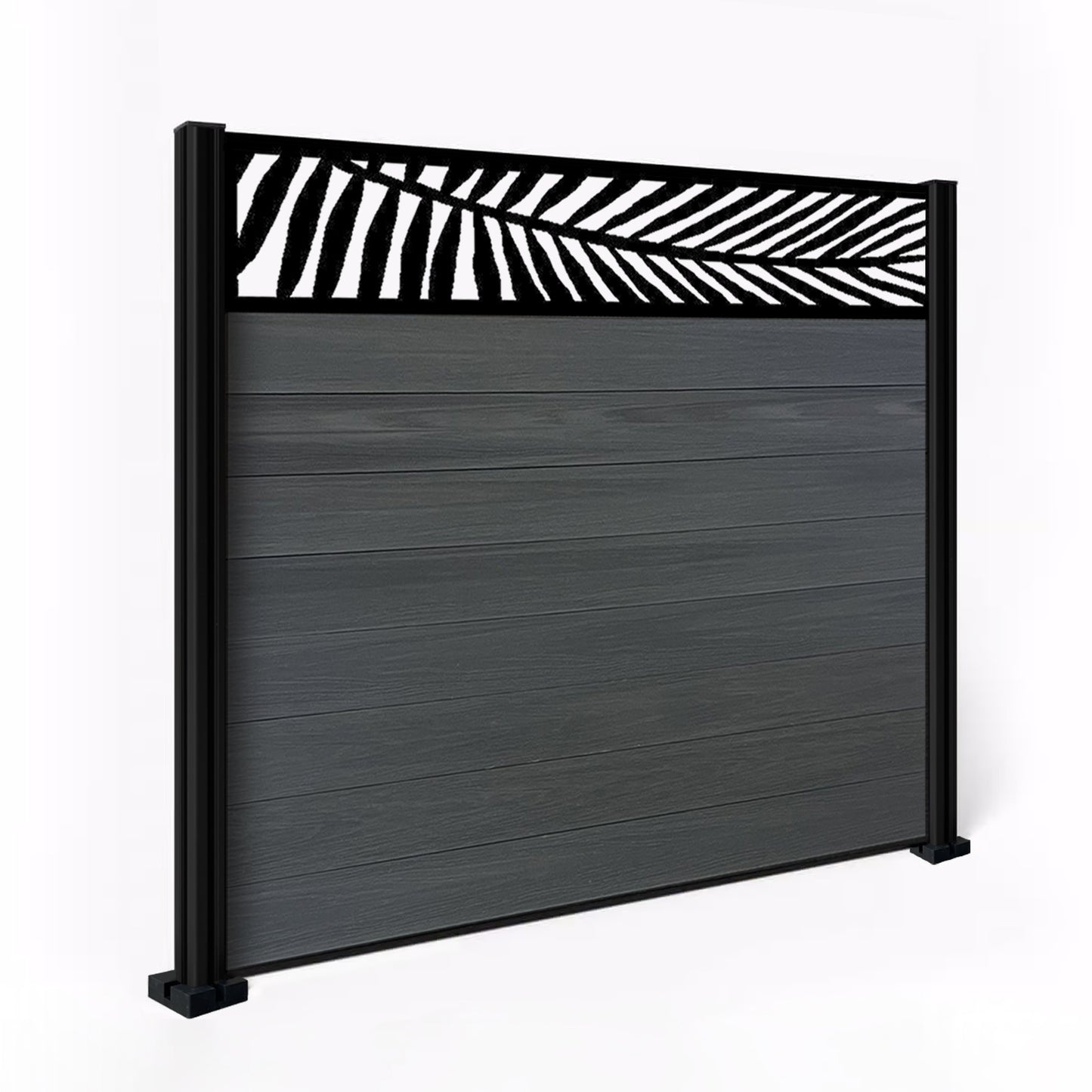 Composite Fence Kit - with Palm Trellis