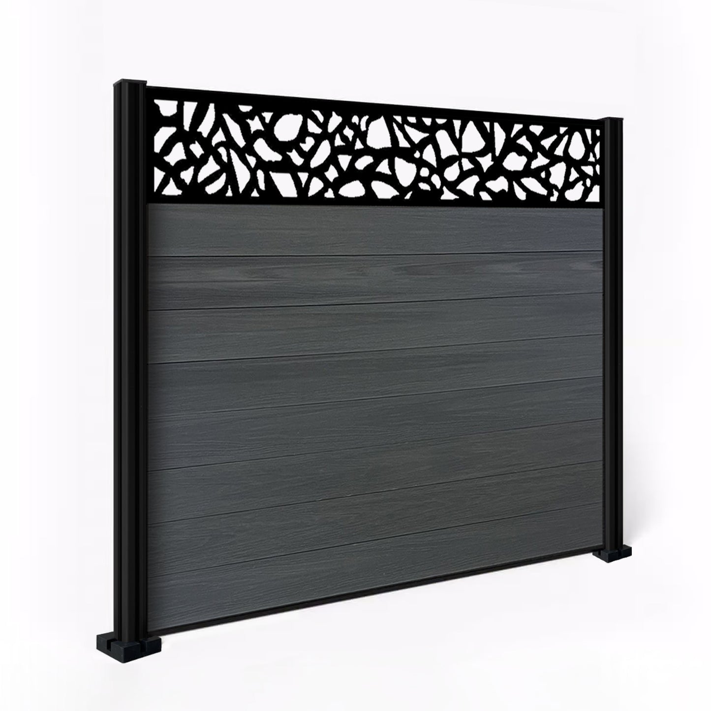 Composite Fence Kit - with Pebble Trellis