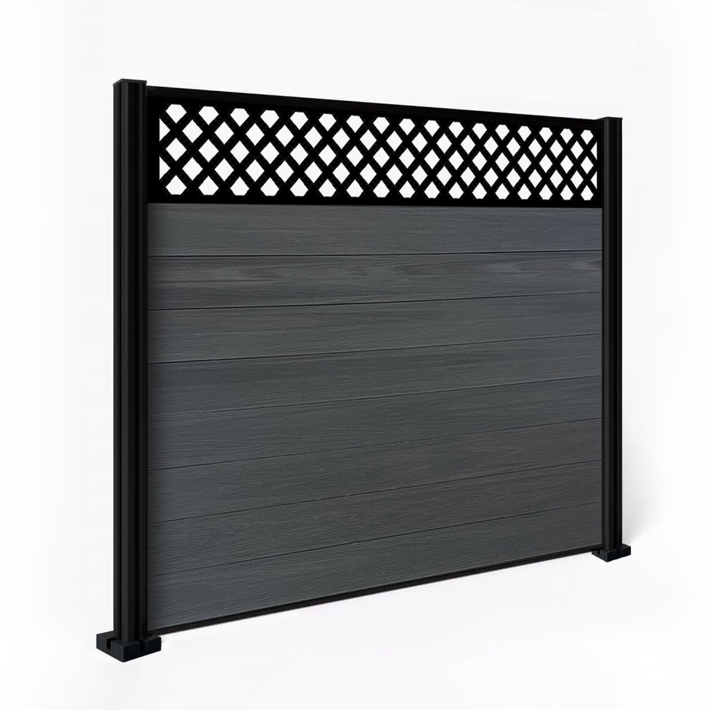 Composite Fence Kit - with Wave Trellis