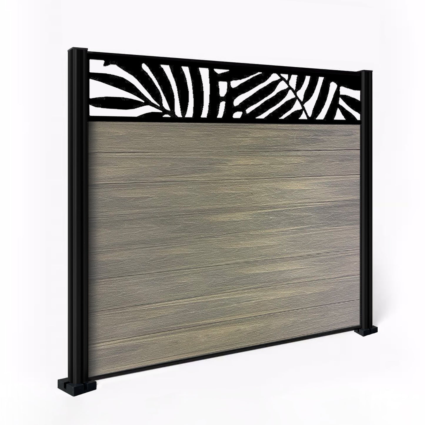 Composite Fence Kit - with Leafy Trellis