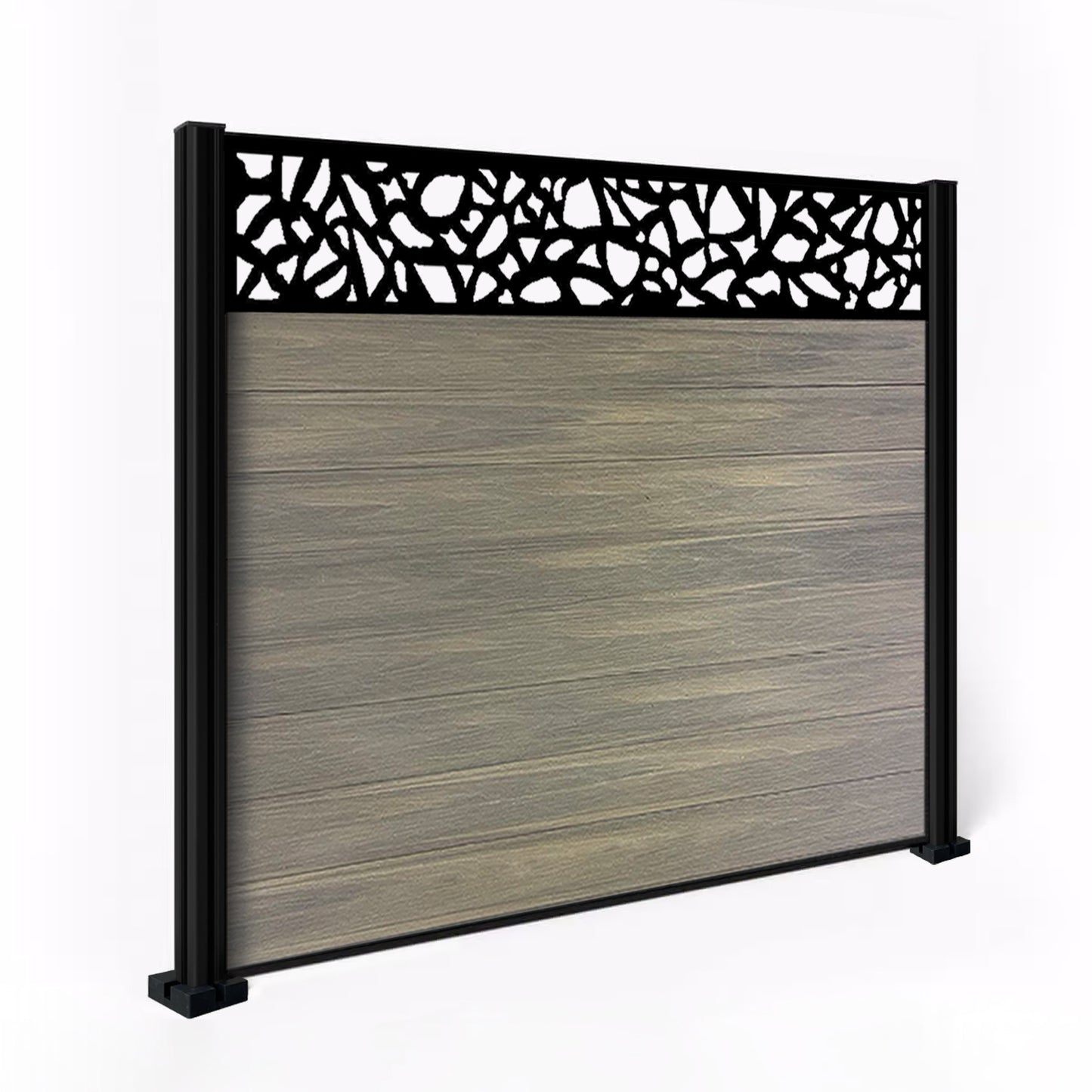 Composite Fence Kit - with Pebble Trellis