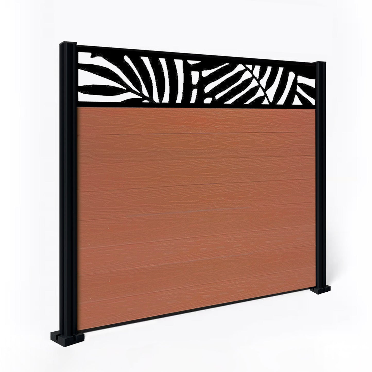 Composite Fence Kit - with Leafy Trellis