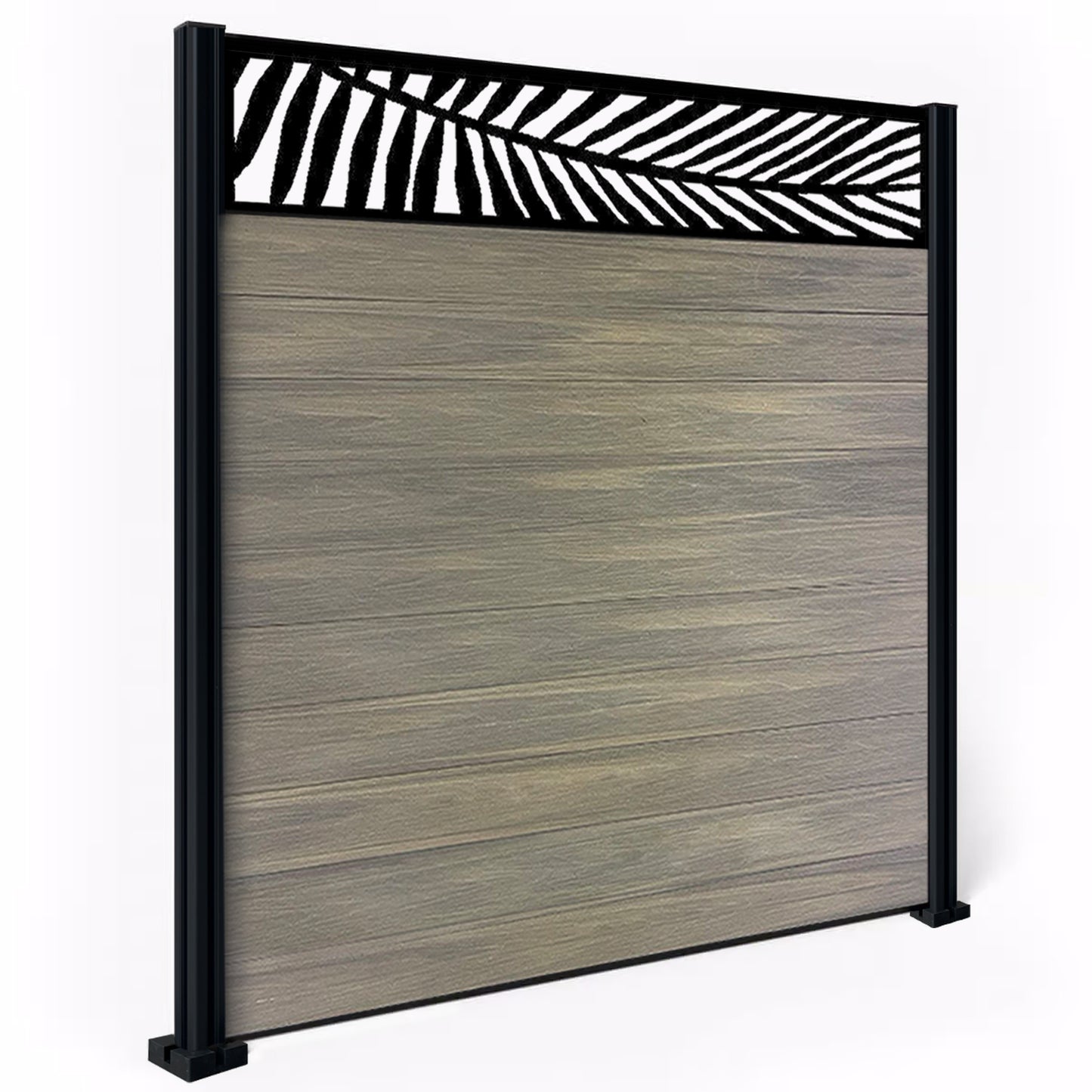 Composite Fence Kit - with Palm Trellis